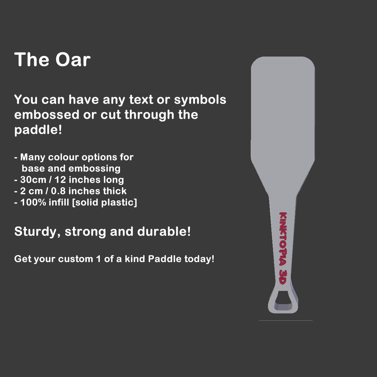 Custom Paddle - The Oar