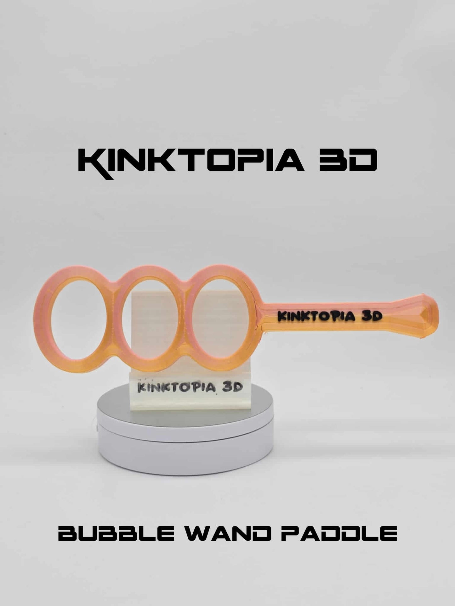 Custom Paddle - The Bubble Wand