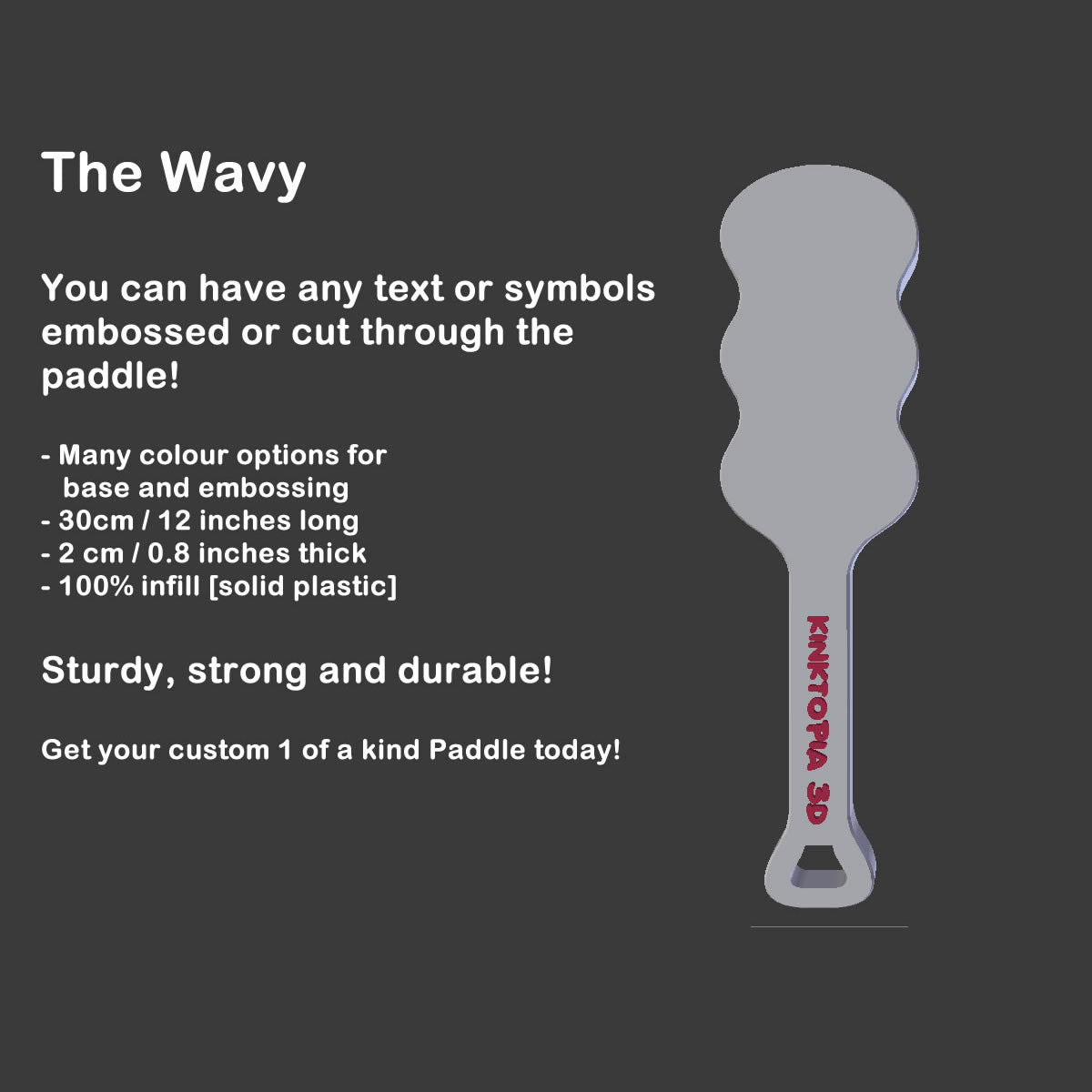 Custom Paddle - The Wavy