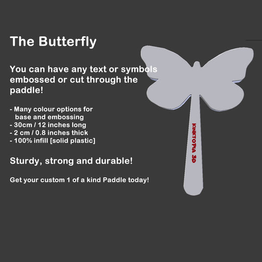 Custom Paddle - The Butterfly